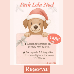Sesiones de Navidad (Reserva) PACK “Lola Noel”